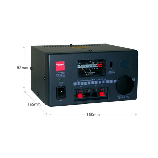 リニアシリーズ型直流安定化電源 GSS500 第一電波工業製｜電子部品