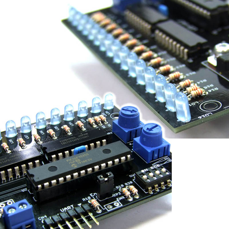 16LEDフラッシャー(青色)【LED-16LFB】