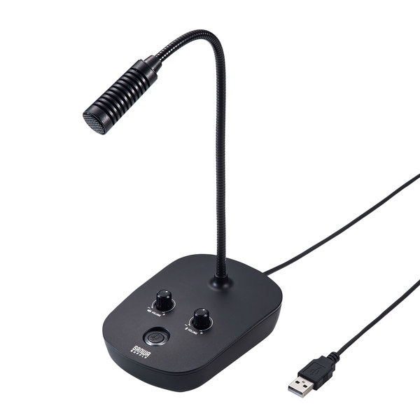 スタンドマイク型USBスピーカーフォン MM-MC37 サンワサプライ製｜電子部品・半導体通販のマルツ