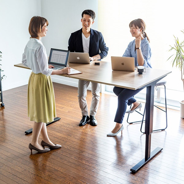 ガス昇降ミーティングデスク【ERD-MTGAN18090LM】