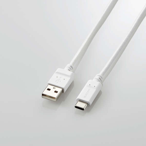 エレコム USBケーブル Type USB3.1認証品 USB C 最大 to 0.5m 15W A