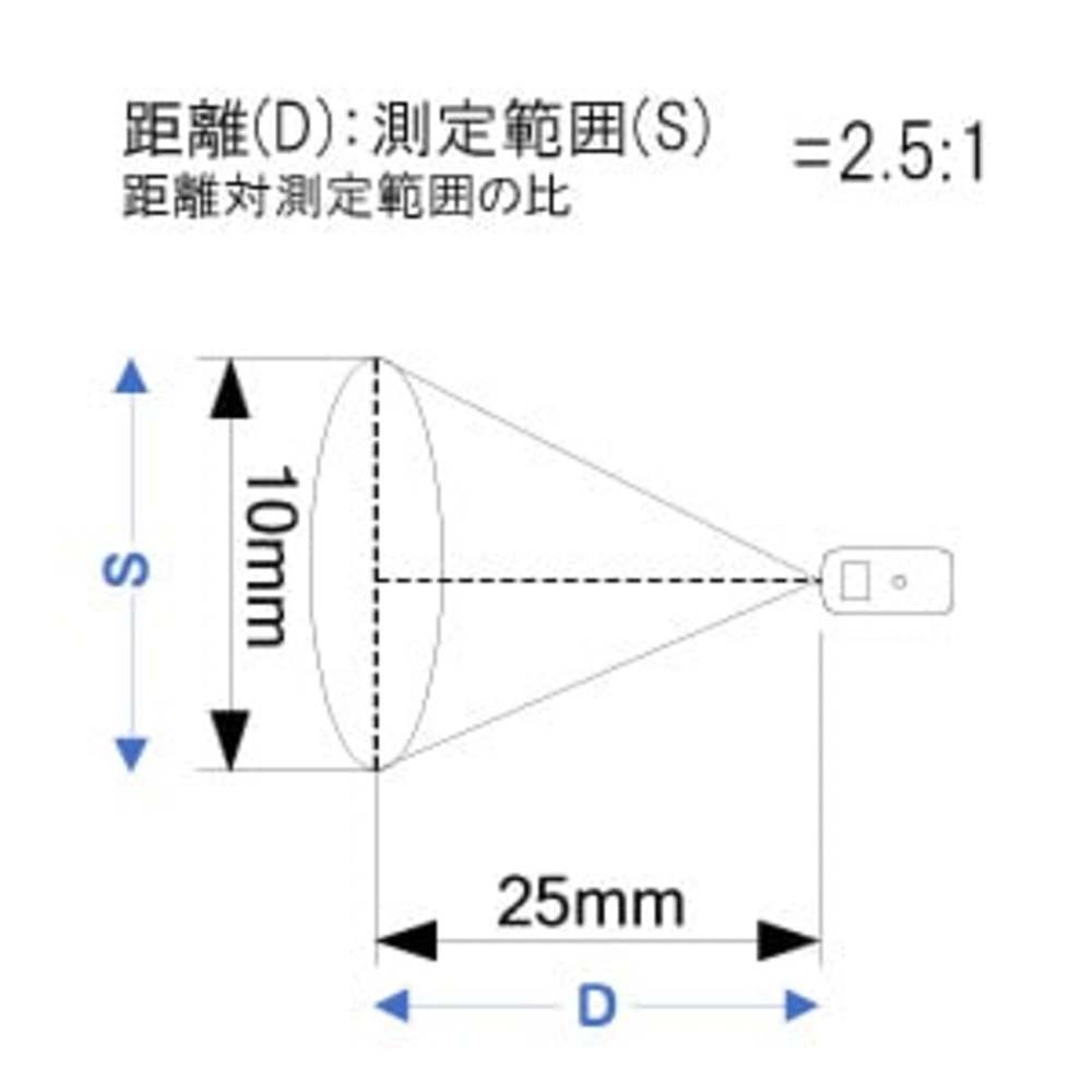 防滴赤外線放射温度計(中心温度計)一般(ISO)校正付(検査成績書+トレサビリティ体系図)【AD5612WP-00A00】