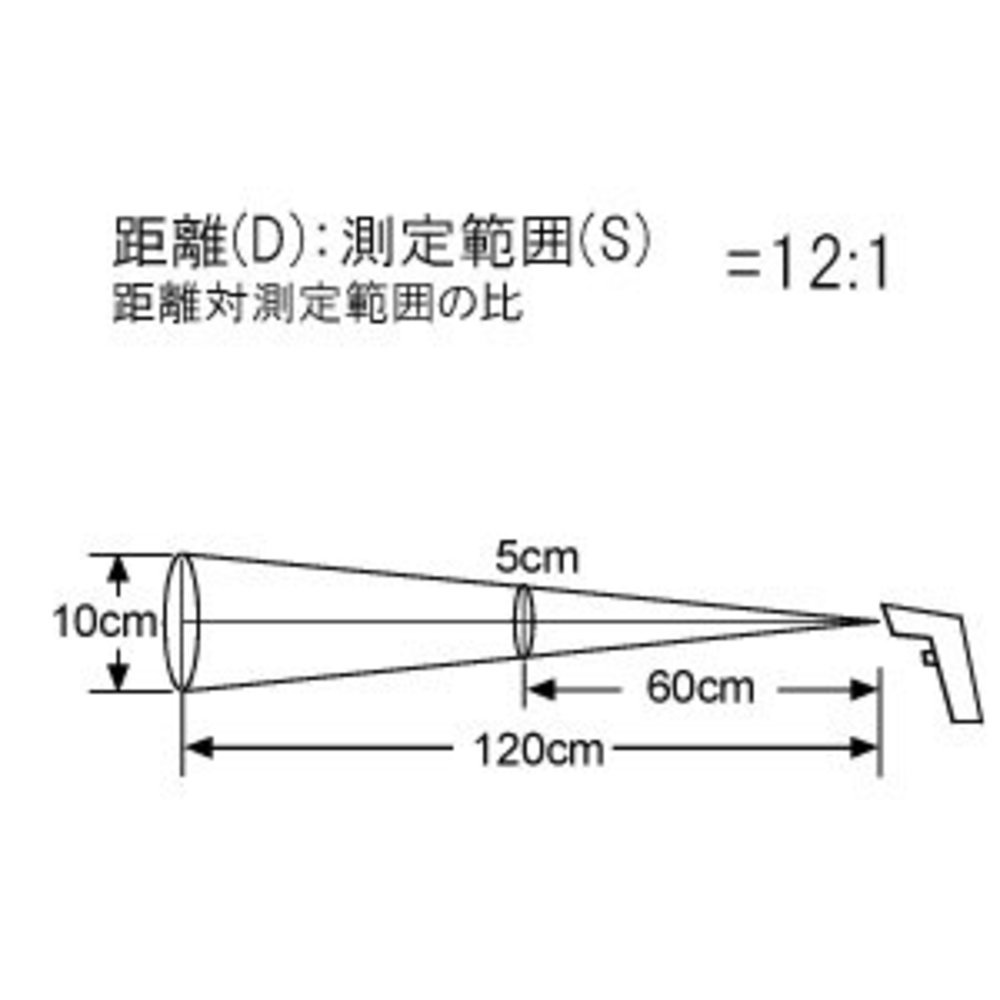 赤外線放射温度計 一般(ISO)校正付(検査成績書+トレサビリティ体系図)【AD5619-00A00】