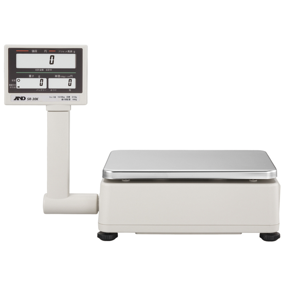 [受注生産品]検定付き店舗用料金はかり 5区検定品【SR30K-JA-05N00】