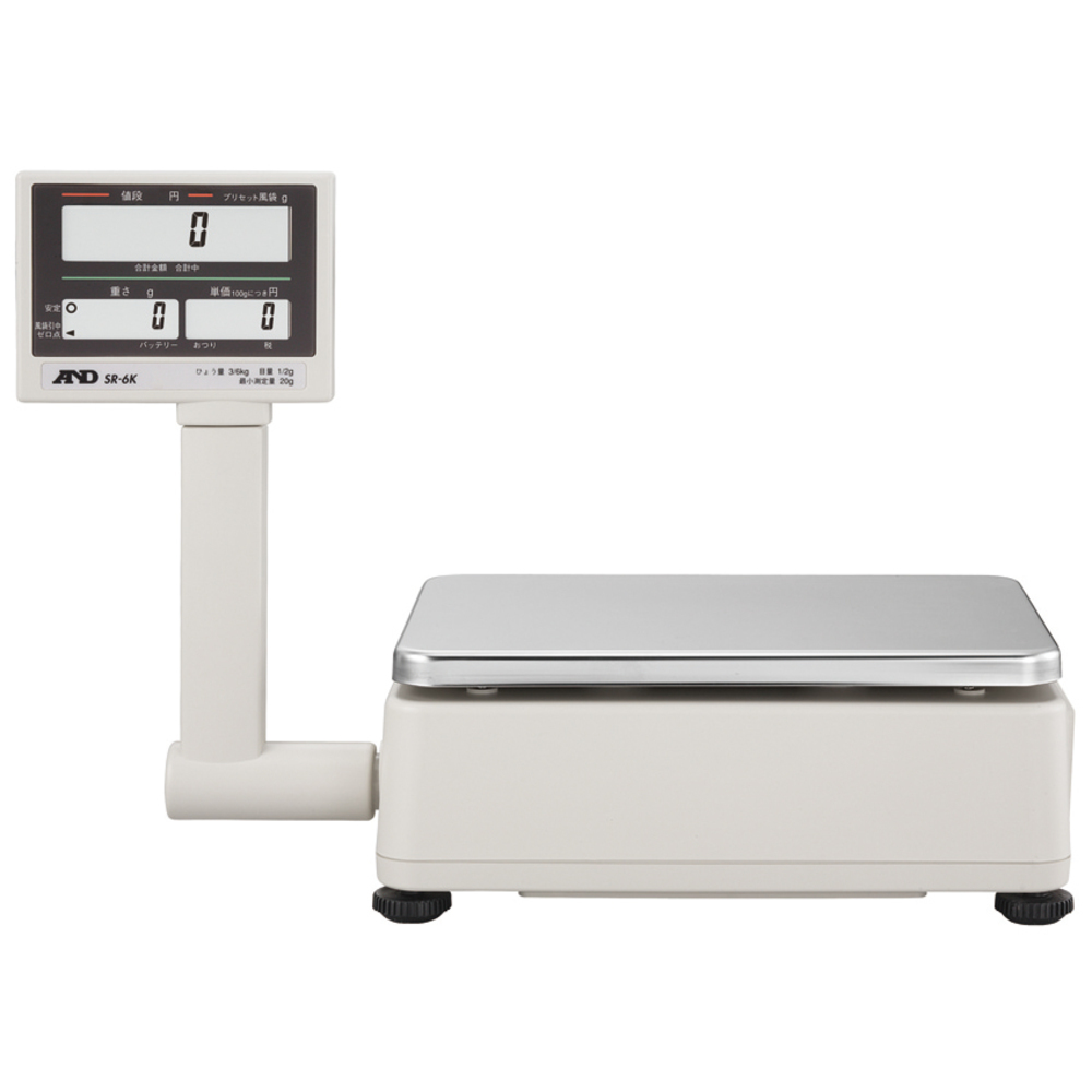 [受注生産品]検定付き店舗用料金はかり 11区検定品【SR6K-JA-11N00】