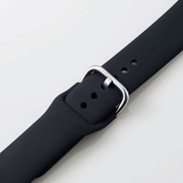 Apple Watch用シリコンバンド(40/38mm)【AW-40BDSCBBK】