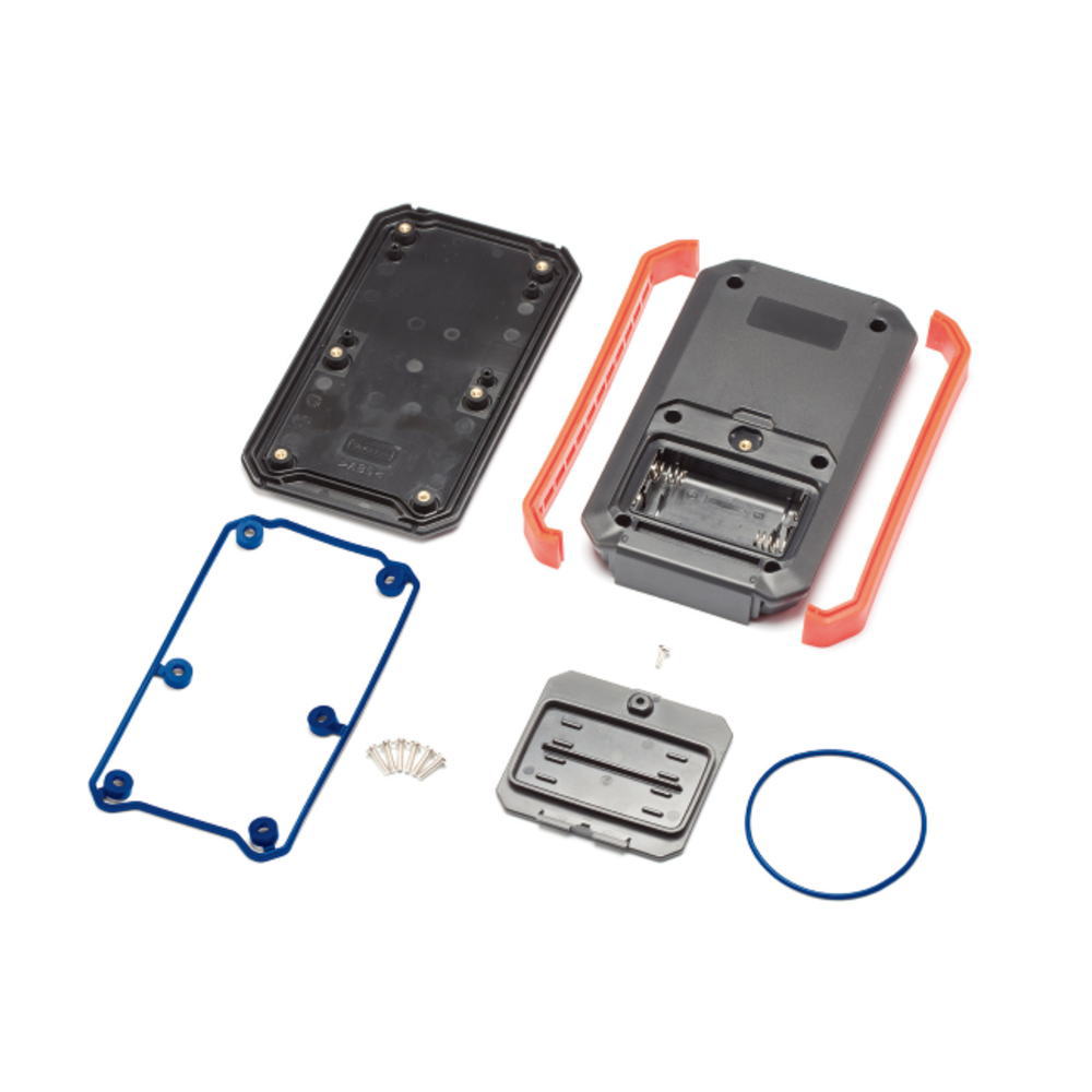 WH型IP67防水ハンドヘルドケース(電池構造：単3×3 色：ブラック/ブラック)【WH145-25-M3-BB】