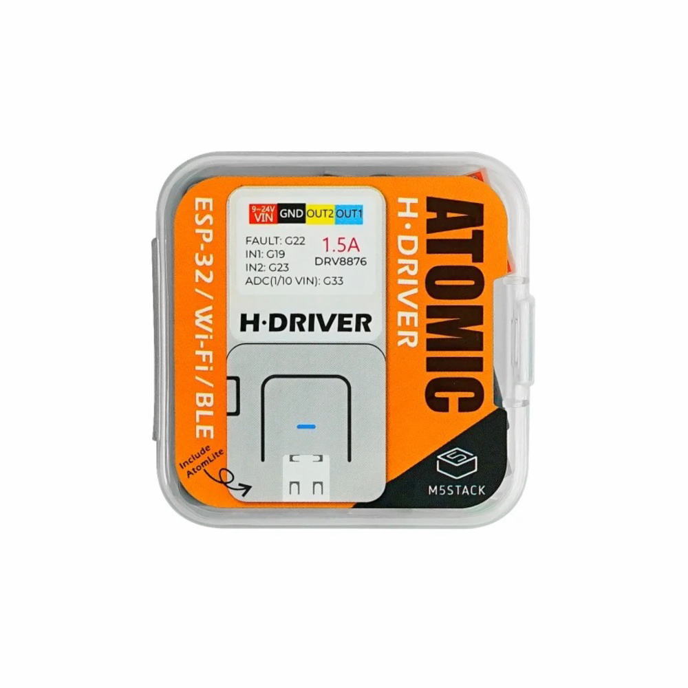 ATOM DRV8876搭載 Hブリッジモータードライバキット【M5STACK-K050】