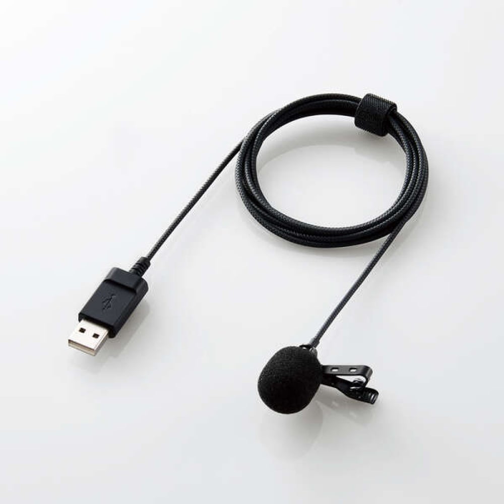 マイク 有線 USB-A ピンマイク HS-MC09UBK エレコム製｜電子部品・半導体通販のマルツ