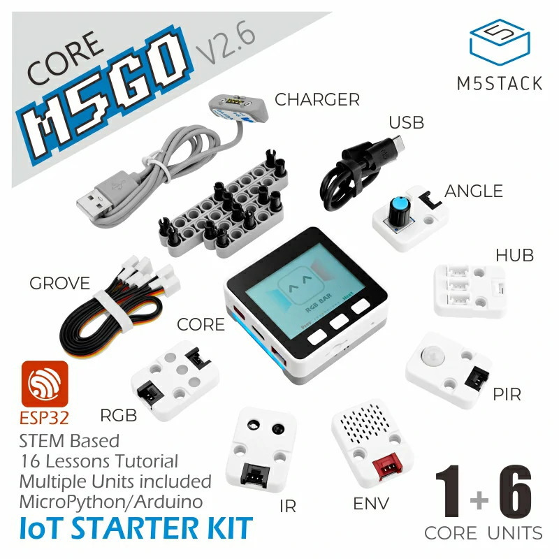 未使用保管　M5STACK　M5GO　IoT　スターターキット　V2.6