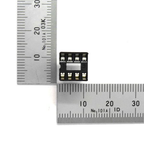 ICソケット 300MIL 8ピン 2.54mmピッチ【GB-ICS-3ML8】
