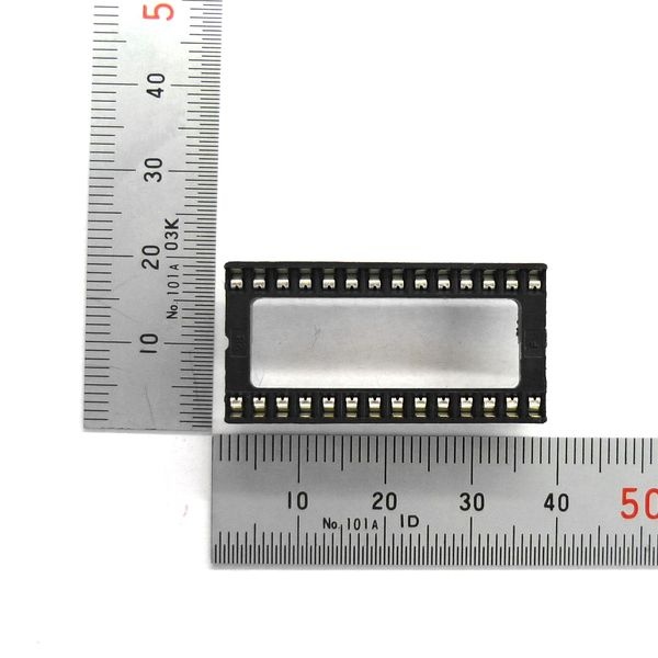 ICソケット 600MIL 28ピン 2.54mmピッチ【GB-ICS-6ML28】