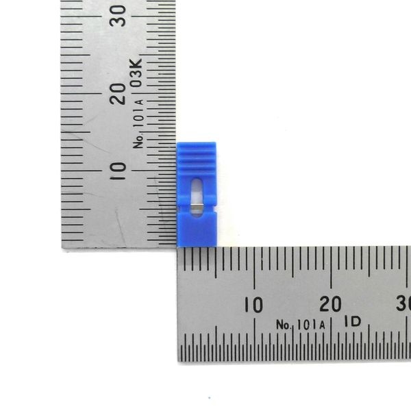 ジャンパーピン つまみ付き 2.54mmピッチ 青【GB-JMP-25BH】