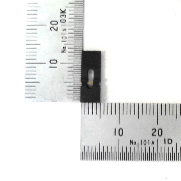 ジャンパーピン つまみ付き 2.54mmピッチ 黒【GB-JMP-25KH】