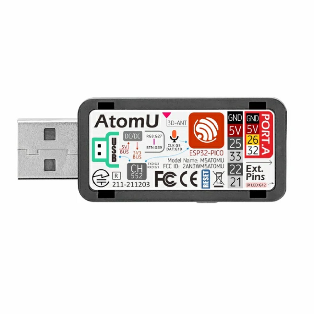 【在庫処分セール】ATOM U【M5STACK-K117】