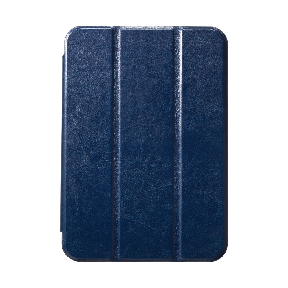 iPad mini 2021 ソフトレザーケース(ブルー)【PDA-IPAD1807BL】
