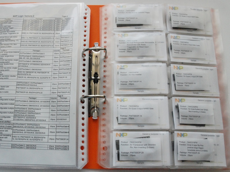 NXP ロジック製品Sample Kit 2012 NXP-SAMPLE-KIT-2012-1 NXP製｜電子