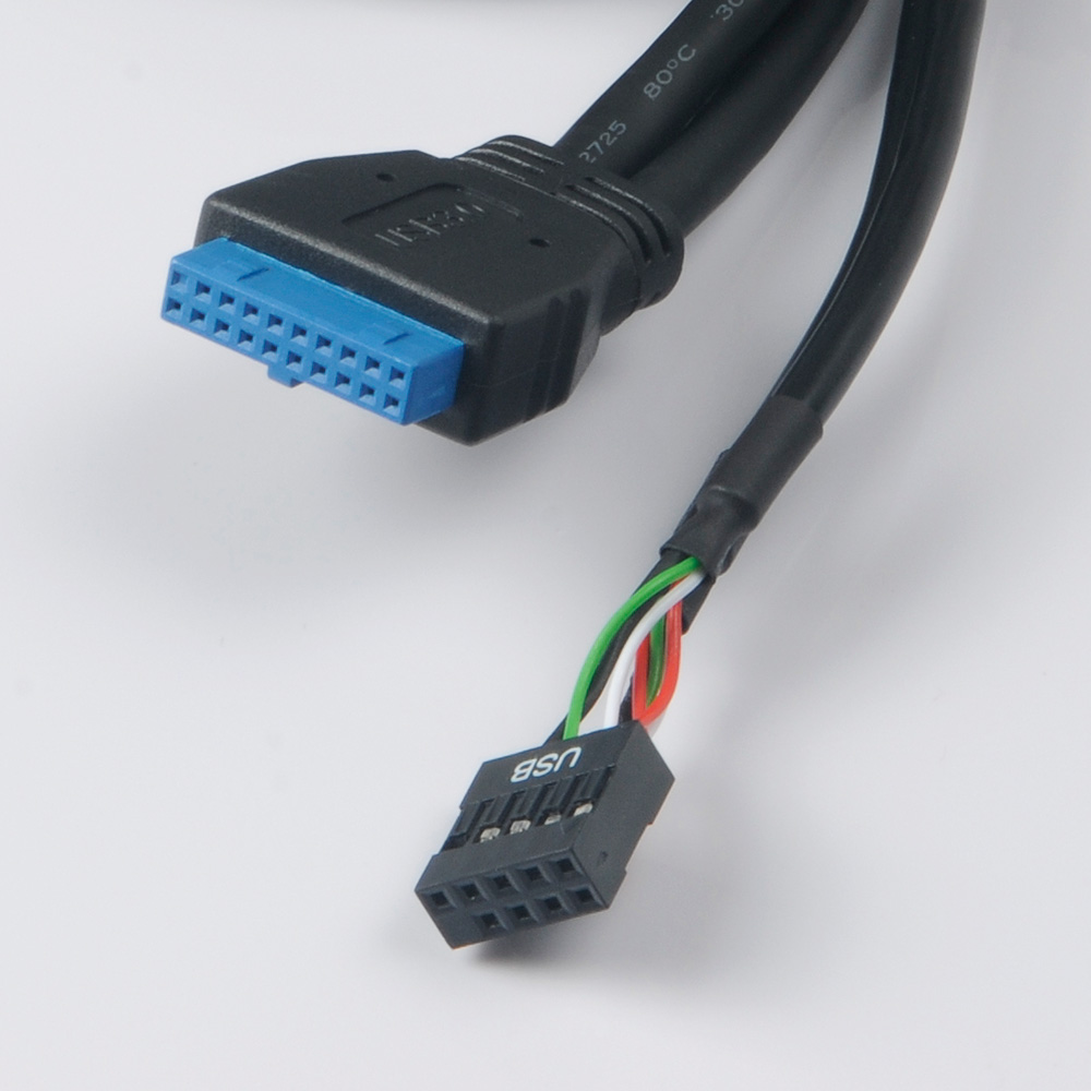 3.5インチベイ USB3.0/2.0フロントパネル【PF-004B】