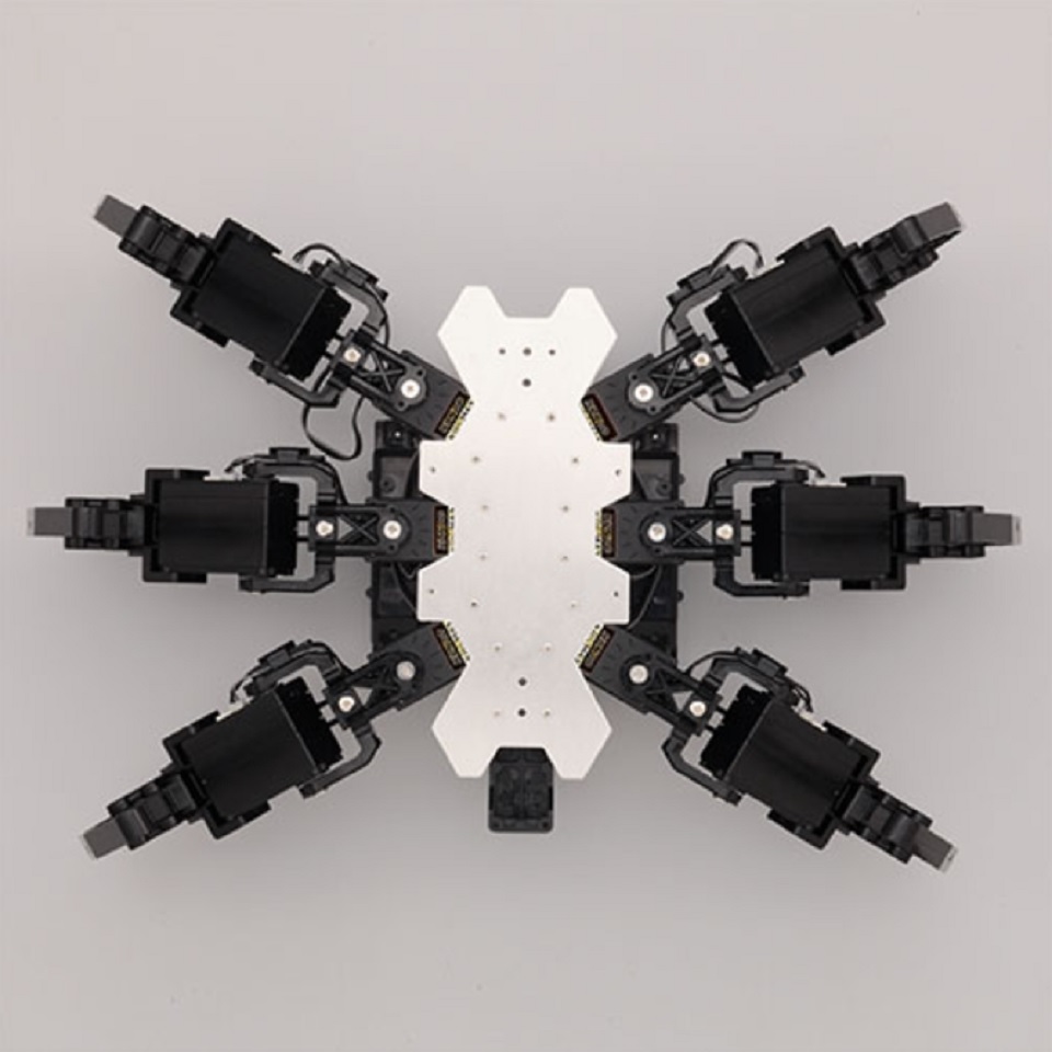 KMR-M6 Ver.3リフェバッテリー付きセット(6足歩行ロボット組立キット)【03209】