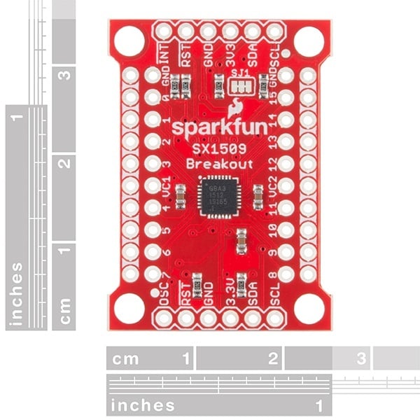 SparkFun 16 Output I/O Expander Breakout - SX1509【BOB-13601】