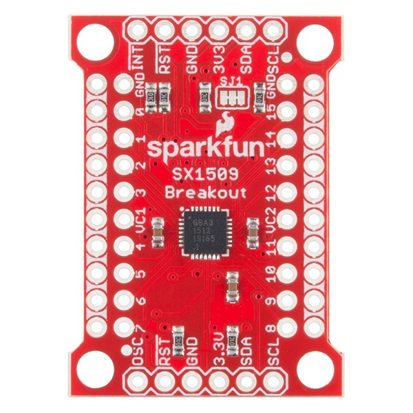SparkFun 16出力I/Oエクスパンダブレークアウトボード(SX1509)【BOB-13601】