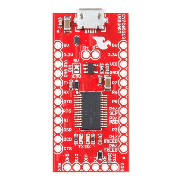 USB-UARTシリアル変換ブレークアウトボード(CY7C65213)【BOB-13830】