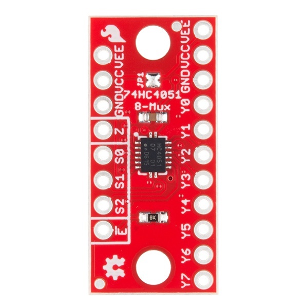 SparkFun マルチプレクサ74HC4051ブレークアウトボード(8ch)【BOB-13906】