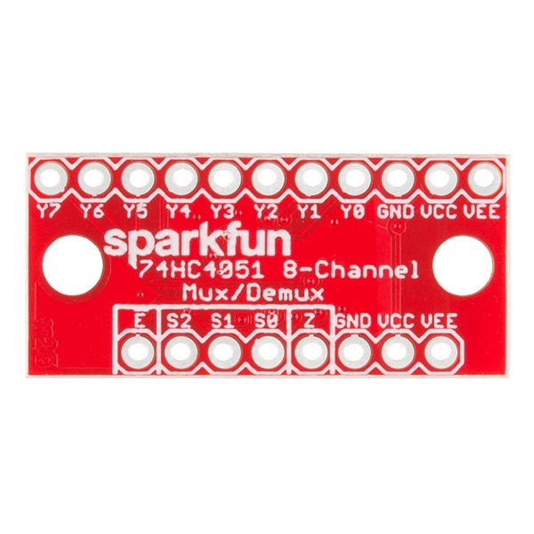 SparkFun マルチプレクサ74HC4051ブレークアウトボード(8ch)【BOB-13906】