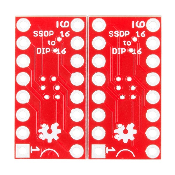 SparkFun SSOP-DIP変換アダプタ(16ピン)【BOB-13994】