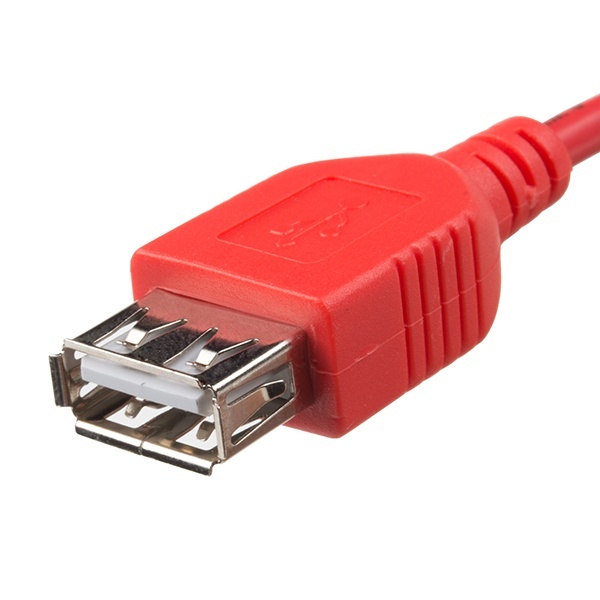 Pi Zero Micro USB to USB A socket - 5in【CAB-14276】