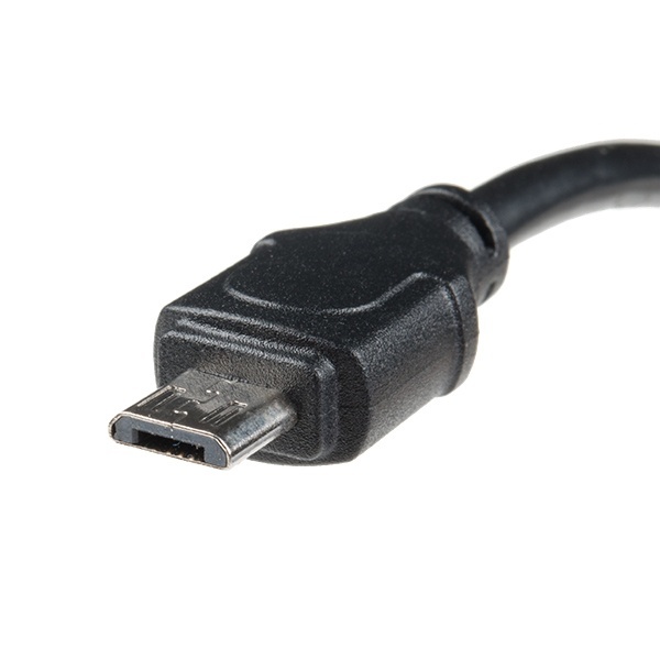 パネルマウントUSB-B - microUSB-Bケーブル(15cm)【CAB-15463】
