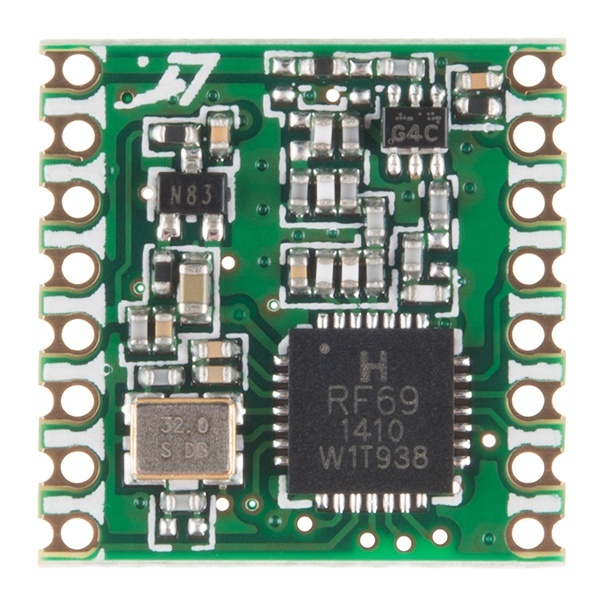 ワイヤレストランシーバRFM69ブレークアウトボード(434MHz)【COM-13910】