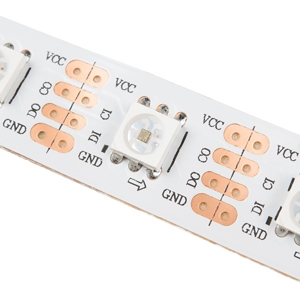 アドレス可能RGB LEDストリップ(APA102、5m)【COM-14016】