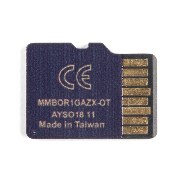 microSD Card - 1GB (Class 4)【COM-15107】