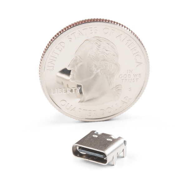 USB Type-Cコネクタ(メス)【COM-15111】