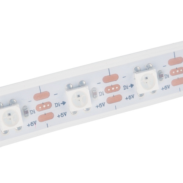 アドレス指定可能RGB LEDストリップ(APA104 密閉型 1m)【COM-15205】