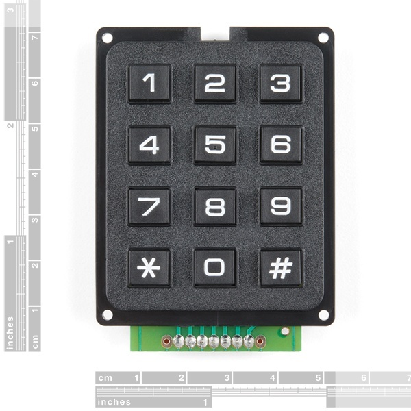 SparkFun Qwiic Keypad - 12 Button【COM-15290】