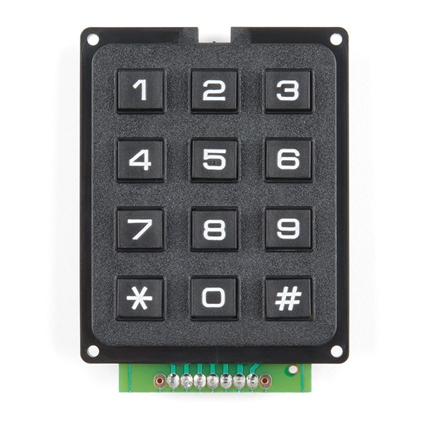 Qwiicキーパッド(12ボタン)【COM-15290】
