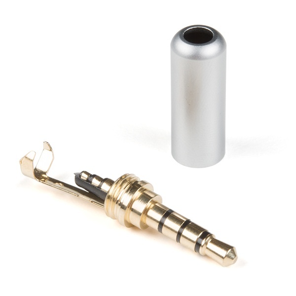 TRRSオーディオプラグ(3.5mm メタル)【COM-15337】