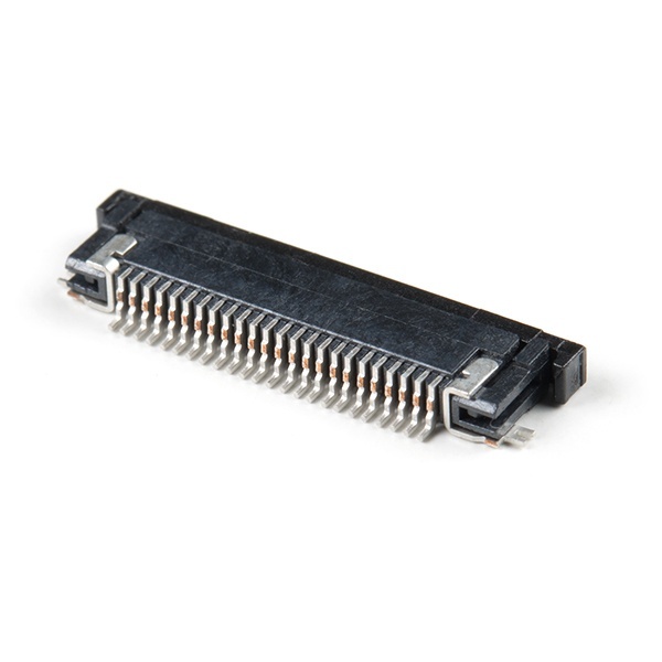 FPCカメラコネクタ(24ピン、0.5mm、ボトムコンタクト)【COM-16305】