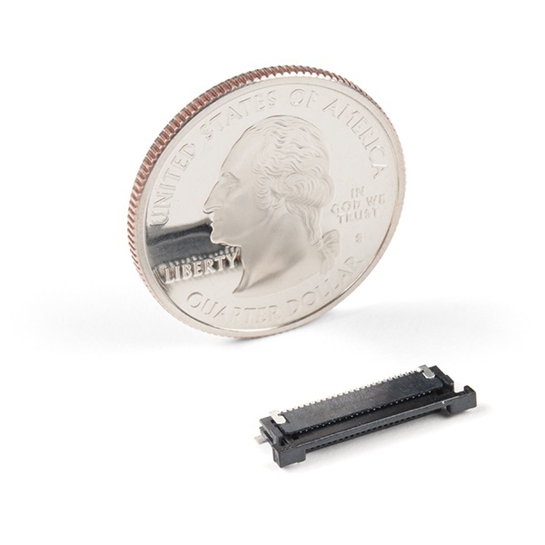FPCカメラコネクタ(24ピン、0.5mm、ボトムコンタクト)【COM-16305】