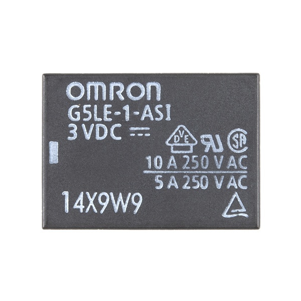 密閉型リレー(G5LE-1 DC3 SPDT 10A)【COM-16888】