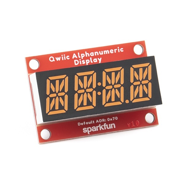 SparkFun Qwiic Alphanumeric Display - Pink【COM-16919】
