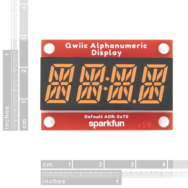 SparkFun Qwiic Alphanumeric Display - Pink【COM-16919】