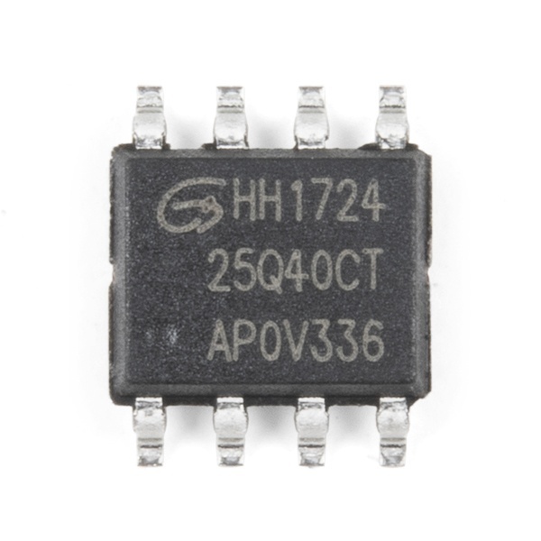 シリアルフラッシュメモリ(GD25Q40CTIGR 4Mビット 120MHz)【COM-18076】