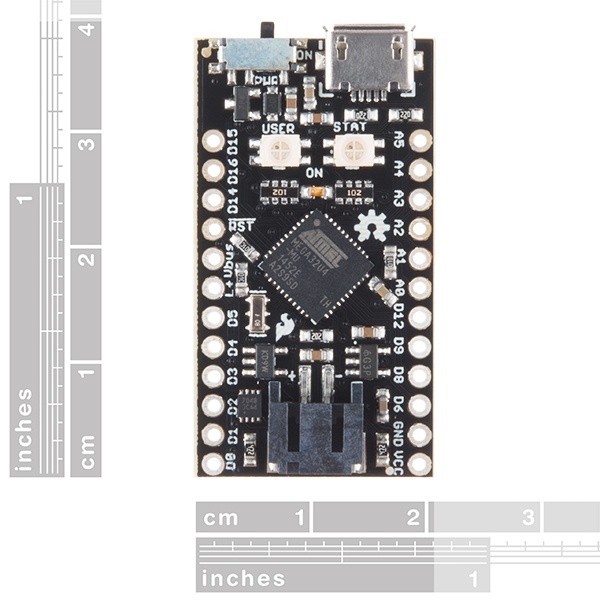 Qduino Mini(Arduino開発ボード)【DEV-13614】