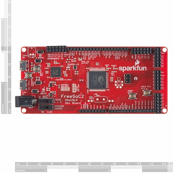 FreeSoC2 Development Board - PSoC5LP【DEV-13714】
