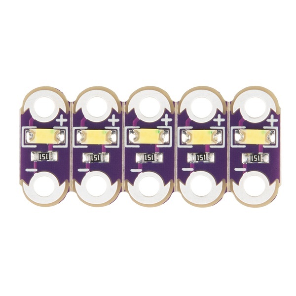 LilyPad LED(白 5個)【DEV-13902】