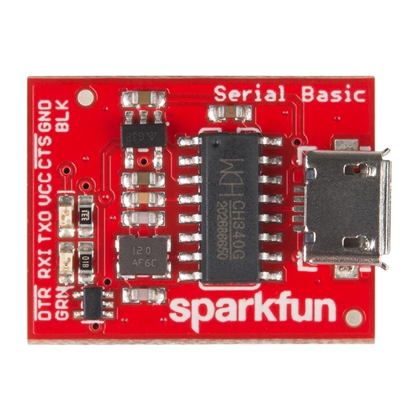 SparkFun Serial Basic Breakout - CH340G【DEV-14050】