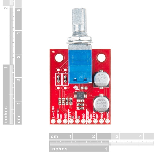 SparkFun Noisy Cricket Stereo Amplifier - 1.5W【DEV-14475】